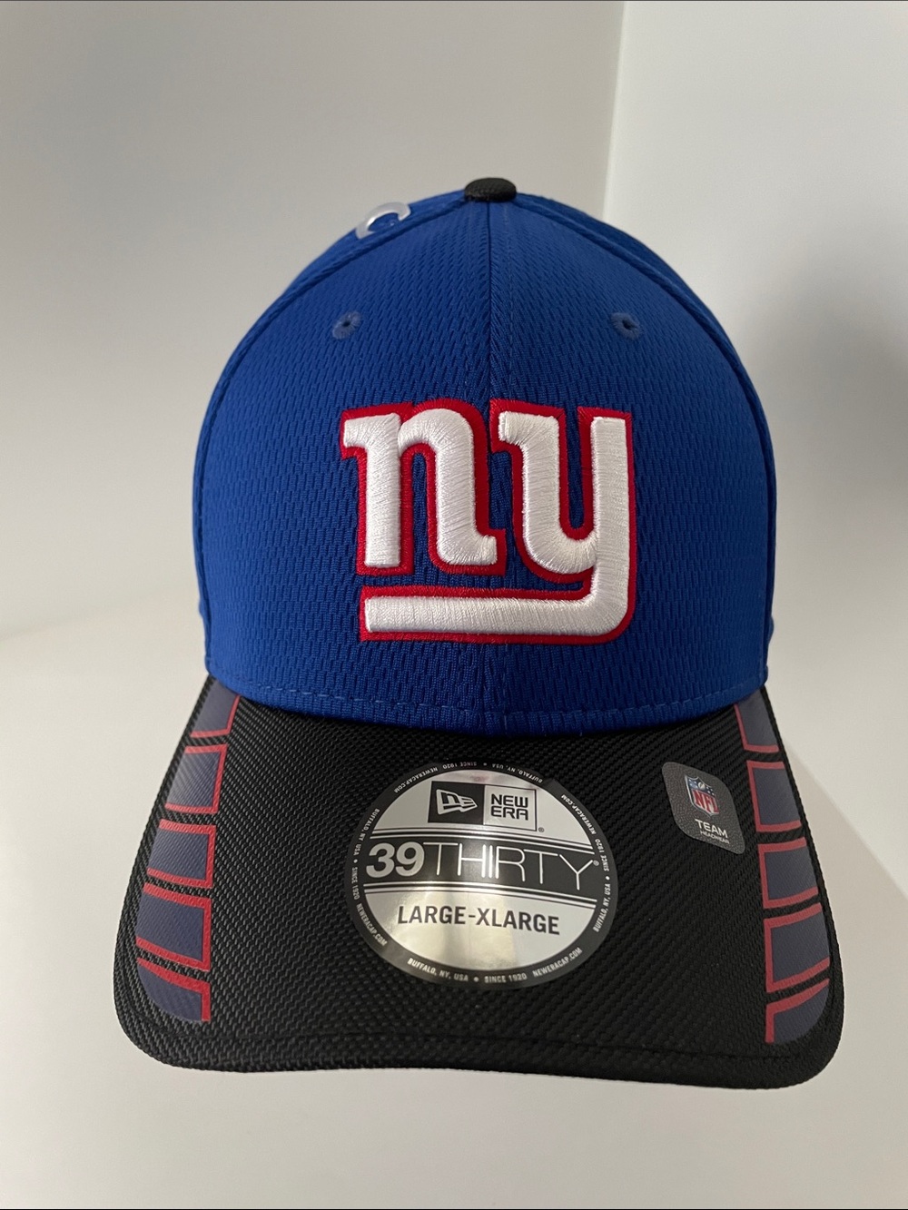 New Era Royal Blue & Black NY Embroidered 39THIRTY Cap- L/Xl Stretch fit- NWT